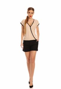 MISSI - beż-czarny / beige-black
