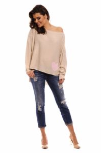 HEART L04 - beżowy / beige