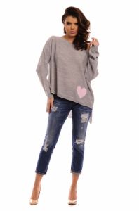 HEART L04 - jasnoszary / light grey