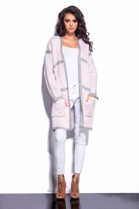 LS181 - pudrowy róż-jasnoszary / powder pink-light grey