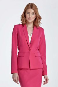 Fuksja Elegancka Marynarka Damska
